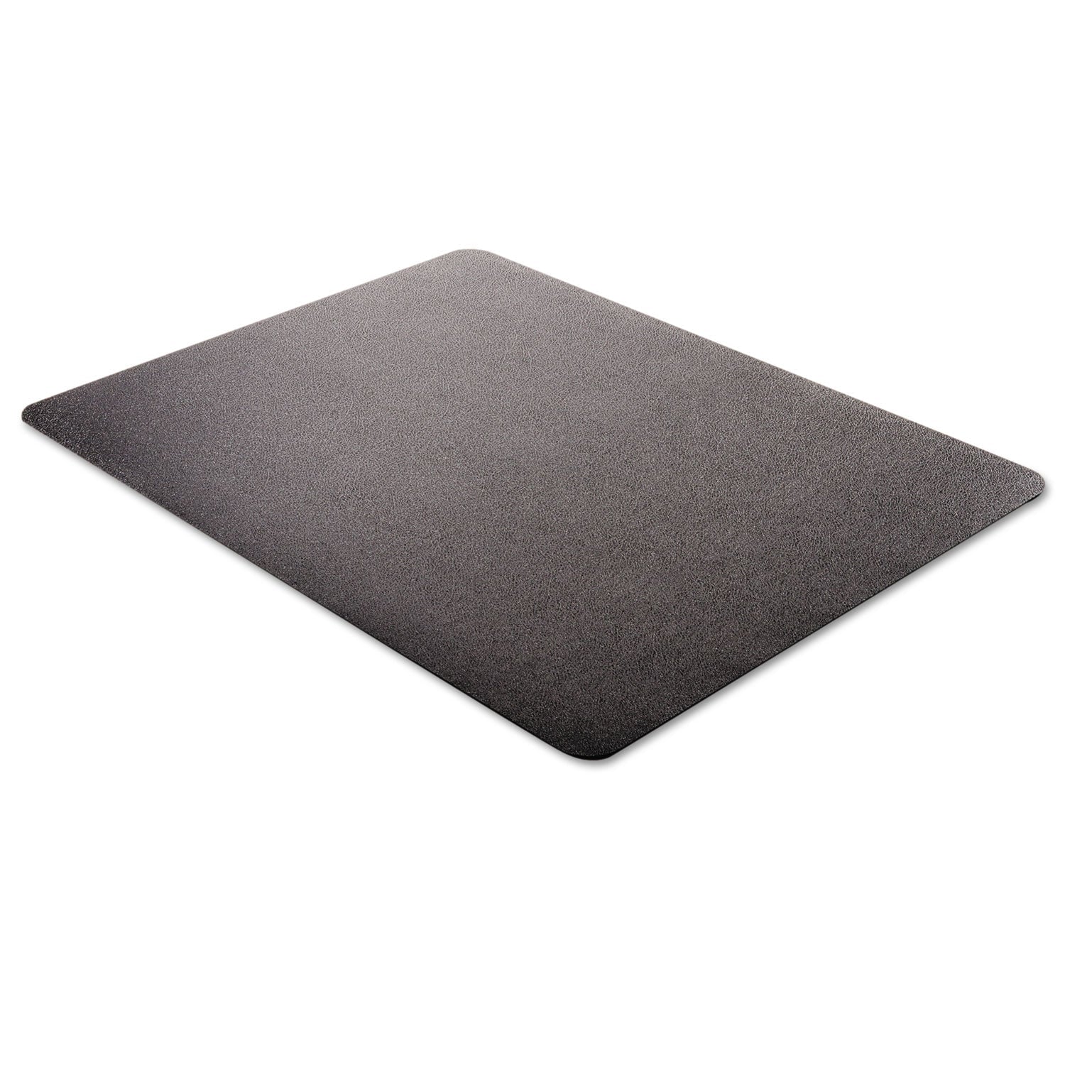 deflecto® EconoMat All Day Use Chair Mat for Hard Floors, Flat Packed, 45 x 53, Black