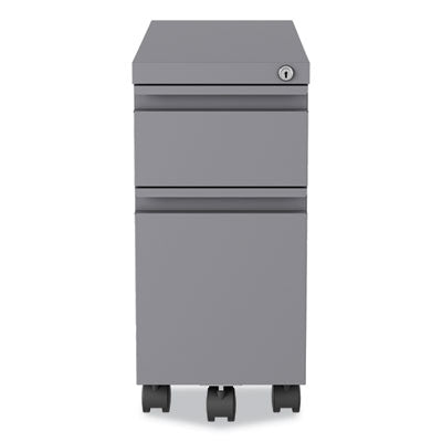 Zip Mobile Pedestal File Legal/Letter, 2 Drawer, Box/File, Arctic Silver. 10 x 19.88 x 21.75, Ships in 4-6 Business Days Flipcost Flipcost