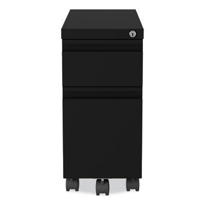 Zip  Mobile Pedestal File Legal/Letter, 2-Drawer, Box/File, Black, 10 x 19.88 x 21.75, Ships in 4-6 Business Days Flipcost Flipcost