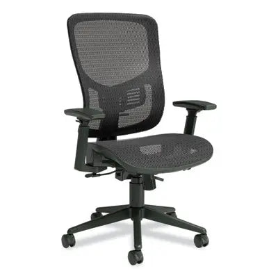 FlexFit Kroy Mesh Task Chair, Supports Up to 275 lbs, 18.9 to 22.76" Seat Height, Black Seat, Black Back, Black Base Flipcost Flipcost