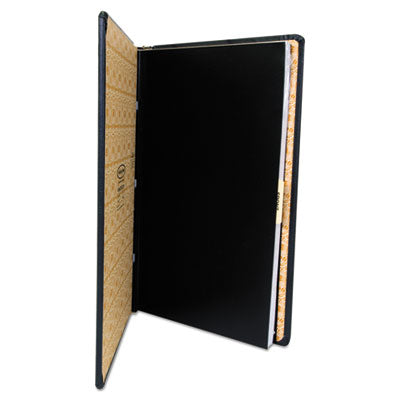 Looseleaf Corporation Minute Book, 1-Subject, Unruled, Black/Gold Cover, (250) 14 x 8.5 Sheets Flipcost Flipcost