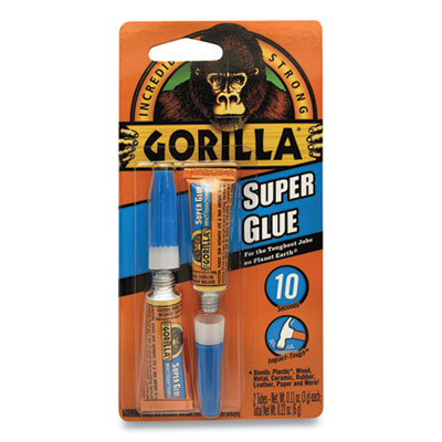 Gorilla Super Glue Dries Clear, Two 0.11 oz Tubes Flipcost Flipcost