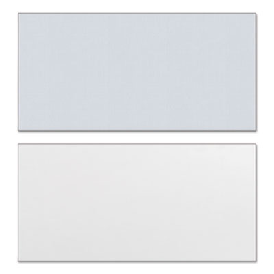 Reversible Laminate Table Top, Rectangular, 59.38w x 23.63d, White/Gray Flipcost Flipcost