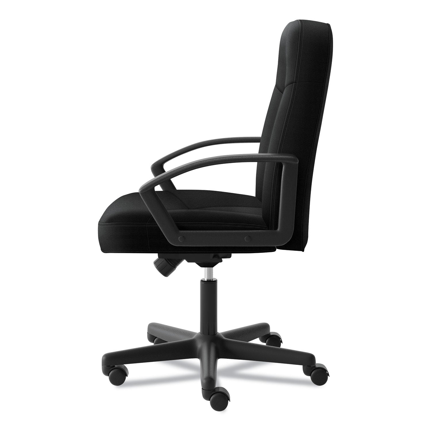 HON® HVL601 Series Executive High-Back Chair, Supports Up to 250 lb, 17.44" to 20.94" Seat Height, Black