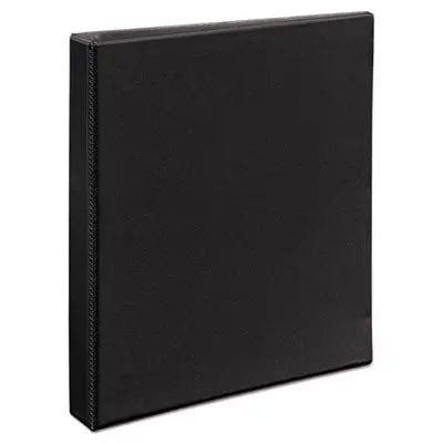 Heavy-Duty Non Stick View Binder with DuraHinge and Slant Rings, 3 Rings, 1" Capacity, 11 x 8.5, Black, (5300) Flipcost Flipcost