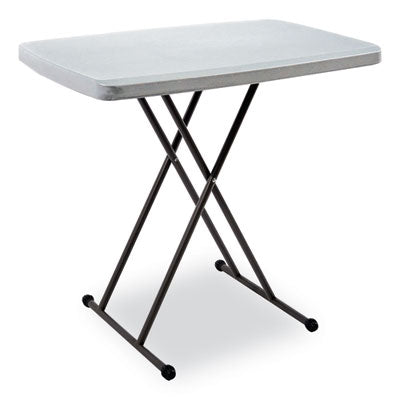 Iceberg IndestrucTable Classic Personal Folding Table Charcoal | Flipcost.com Flipcost Flipcost