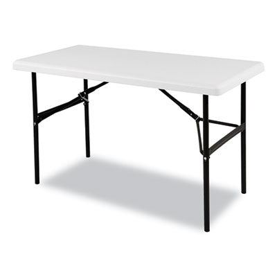 IndestrucTable Classic Folding Table, Rectangular, 48" x 24" x 29", Platinum Flipcost Flipcost