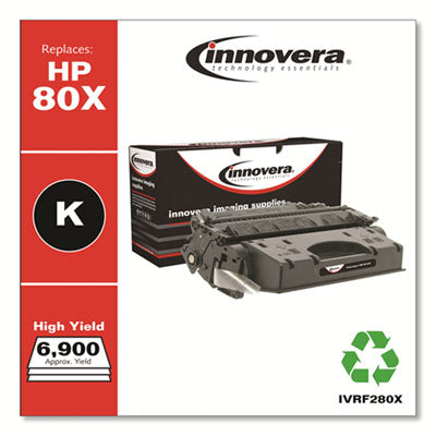 Innovera® Remanufactured Black High-Yield Toner, Replacement for 80X (CF280X), 6,900 Page-Yield Flipcost Flipcost