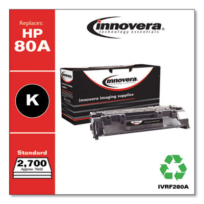 Innovera® Remanufactured Black Toner, Replacement for 80A (CF280A), 2,700 Page-Yield Flipcost Flipcost