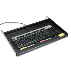 Innovera® Underdesk keyboard drawer black, 21.38"w x 12.88"d, Black Flipcost Flipcost