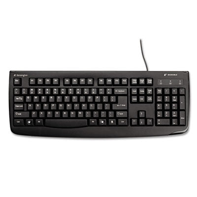 Kensington® Pro Fit USB Washable Keyboard, 104 Keys, Black Flipcost Flipcost