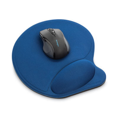 Kensington® Wrist Pillow Extra-Cushioned Mouse Support, 7.9 x 10.9, Blue Flipcost Flipcost