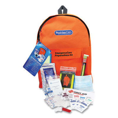 PhysiciansCare® by First Aid Only® Emergency Preparedness First Aid Backpack, 43 Pieces/Kit Flipcost Flipcost