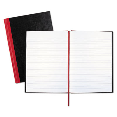 Black n' Red™ Hardcover Casebound Notebooks, SCRIBZEE Compatible, 1-Subject, Wide/Legal Rule, Black Cover, (96) 8.25 x 5.63 Sheets Flipcost Flipcost