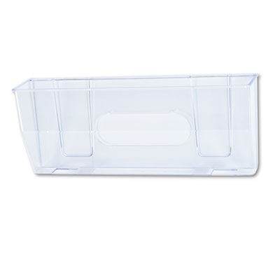 deflecto® Magnetic DocuPocket Wall File, Legal/Letter Size, 15" x 3" x 6.38", Clear Flipcost Flipcost