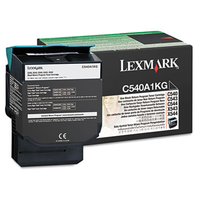 Lexmark C540A1KG Toner Program, 1,000 Page-Yield, Black Flipcost Flipcost