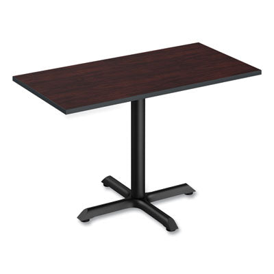 Reversible Laminate Table Top, Rectangular, 47.63 x 23.63, Medium Cherry/Mahogany Flipcost Flipcost