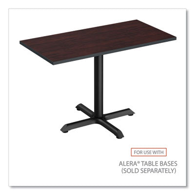 Reversible Laminate Table Top, Rectangular, 47.63 x 23.63, Medium Cherry/Mahogany Flipcost Flipcost