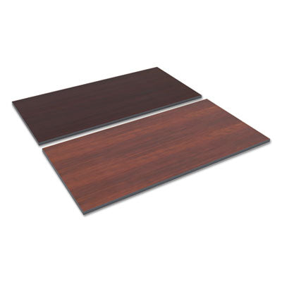 Reversible Laminate Table Top, Rectangular, 59.38w x 29.5,Medium Cherry/Mahogany Flipcost Flipcost