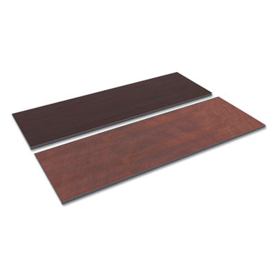 Reversible Laminate Table Top, Rectangular, 71.5w x 23.63,Medium Cherry/Mahogany Flipcost Flipcost