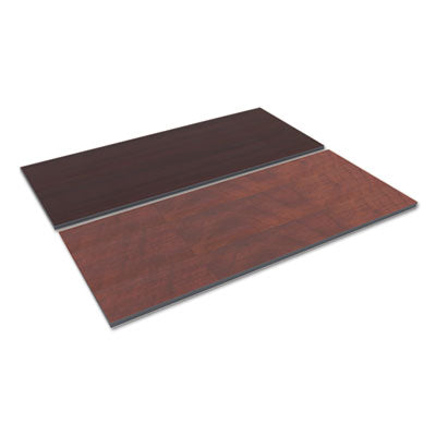 Reversible Laminate Table Top, Rectangular, 71.5 x 29.5, Medium Cherry/Mahogany Flipcost Flipcost