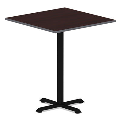 Reversible Laminate Table Top, Square, 35.38w x 35.38d, Medium Cherry/Mahogany Flipcost Flipcost