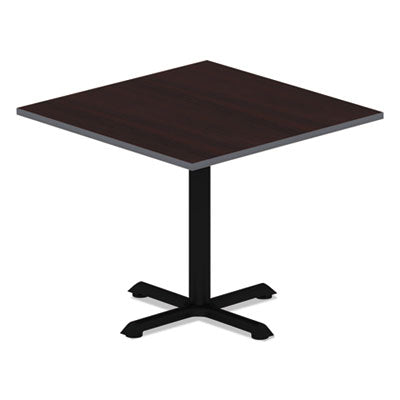 Reversible Laminate Table Top, Square, 35.38w x 35.38d, Medium Cherry/Mahogany Flipcost Flipcost