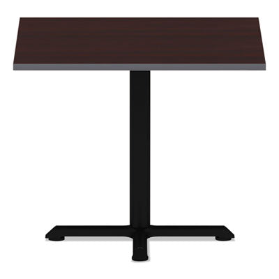 Reversible Laminate Table Top, Square, 35.38w x 35.38d, Medium Cherry/Mahogany Flipcost Flipcost