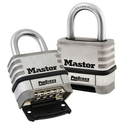 Master Lock® ProSeries Stainless Steel Easy-to-Set Combination Lock, Stainless Steel, 2.18" Wide Flipcost Flipcost