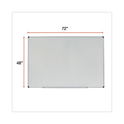 Modern Melamine Dry Erase Board with Aluminum Frame, 72 x 48, White Surface Flipcost Flipcost