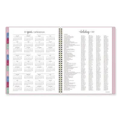 AT-A-GLANCE Harmony Weekly/Monthly Poly Planner, 11 x 9.38, Pink Cover, 13-Month (Jan to Jan): 2024 to 2025 Flipcost Flipcost