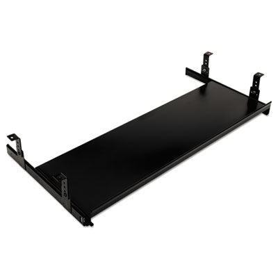 Oversized Keyboard Platform/Mouse Tray, 30w x 10d, Black Flipcost Flipcost