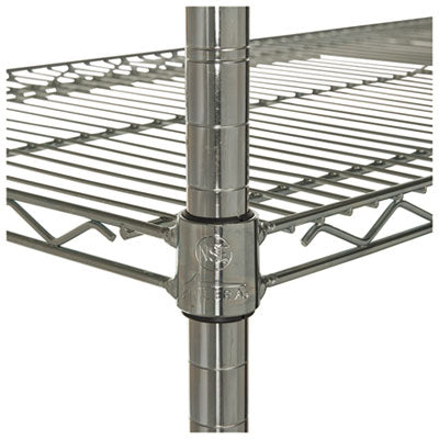 NSF Certified Industrial Heavy-Duty Wire Shelving Kit, 36w x 18d x 72h, Silver Flipcost Flipcost