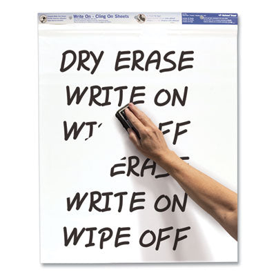 National® Write On-Cling On Easel Pad, Unruled, 27 x 34, White, 35 Sheets Flipcost Flipcost