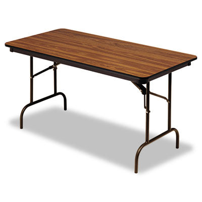 OfficeWorks Commercial Wood-Laminate Folding Table, Rectangular, 60" x 30" x 29", Oak Flipcost Flipcost