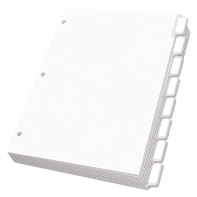 Oxford™ Custom Printable Tab Dividers with Self-Adhesive Tab Labels, 8-Tab, 11 x 8.5, White, 25 Sets Flipcost Flipcost