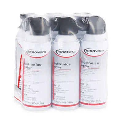 INNOVERA Compressed Air Duster Cleaner, 10 oz Can, 6/Pack Flipcost Flipcost