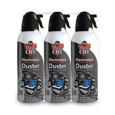 FALCON SAFETY Disposable Compressed Air Duster, 10 oz Can, 3/Pack Flipcost Flipcost