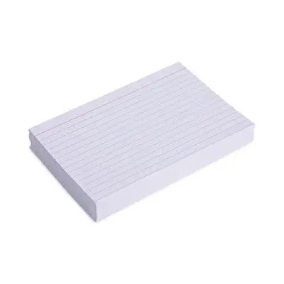 UNIVERSAL OFFICE PRODUCTS Ruled Index Cards, 4 x 6, White, 100/Pack Flipcost Flipcost