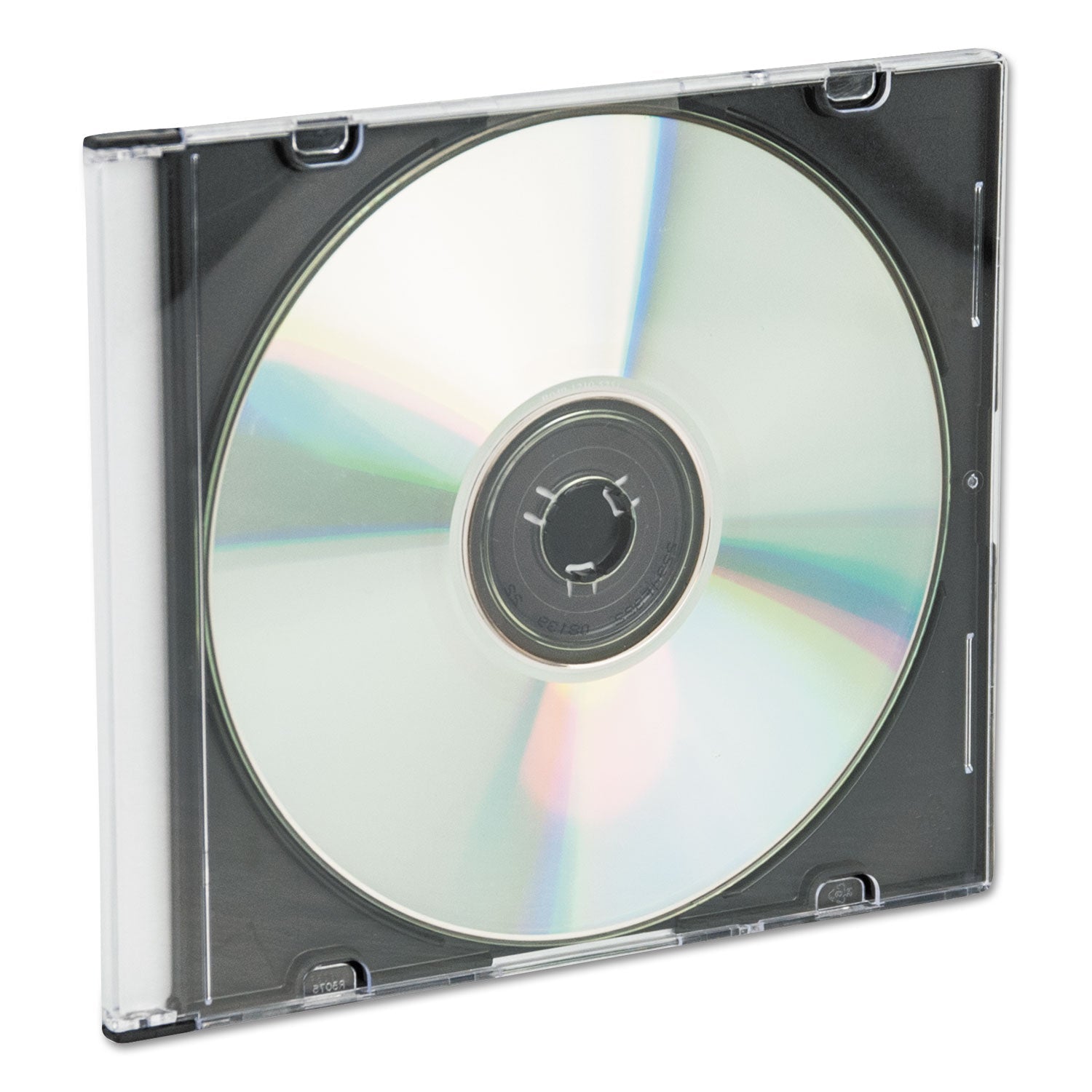 Innovera® CD/DVD Slim Jewel Cases, Clear/Black, 25/Pack