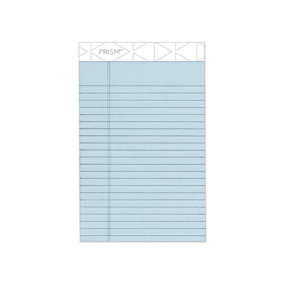 TOPS™ Prism + Colored Writing Pads, Narrow Rule, 50 Pastel Blue 5 x 8 Sheets, 12/Pack Flipcost Flipcost