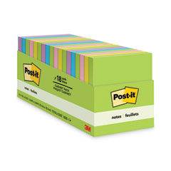 Post-it® Notes Original Pads in Floral Fantasy Collection Colors, Cabinet Pack, 3" x 3", 100 Sheets/Pad, 18 Pads/Pack Flipcost Flipcost