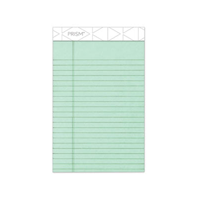 TOPS™ Prism + Colored Writing Pads, Narrow Rule, 50 Pastel Green 5 x 8 Sheets, 12/Pack Flipcost Flipcost