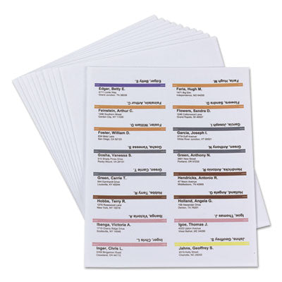 Smead™ Viewables Hanging Folder Tabs and Labels, Label Pack Refill, 1/3-Cut, Assorted Colors, 3.5" Wide, 160/Pack Flipcost Flipcost