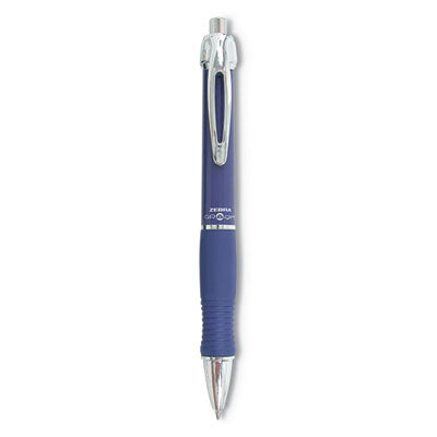 Zebra® GR8 Gel Pen Retractable, Medium 0.7 mm, Blue Ink, Blue/Silver Barrel, 12/Pack Flipcost Flipcost