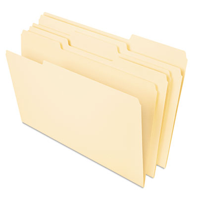 Universal® Deluxe Heavyweight File Folders, 1/3-Cut Tabs: Assorted, Letter Size, 0.75" Expansion, Manila, 50/Pack Flipcost Flipcost