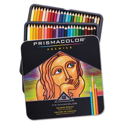 Prismacolor® Premier Colored Pencil, 3 mm, 2B, Assorted Lead and Barrel Colors, 48/Pack Flipcost Flipcost