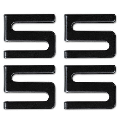 Wire Shelving S Hooks Metal, Black, 4 Hooks/Pack Flipcost Flipcost