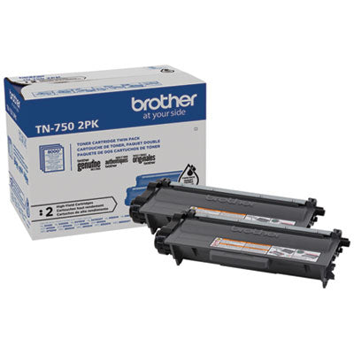 TN7502PK High-Yield Toner, 8,000 Page-Yield, Black, 2/Pack Flipcost Flipcost