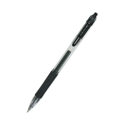 Sarasa Dry Gel X20 Gel Pen, Retractable, Bold 1 mm, Black Ink, Clear/Black Barrel, 12/Pack Flipcost Flipcost